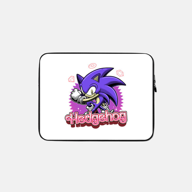 The Blue Hedgehog-None-Zippered-Laptop Sleeve-Astrobot Invention