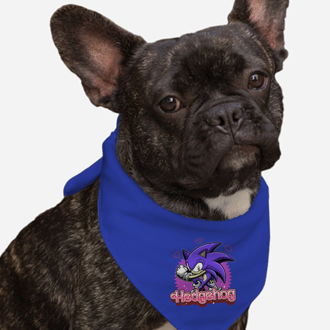 The Blue Hedgehog-Dog-Bandana-Pet Collar-Astrobot Invention