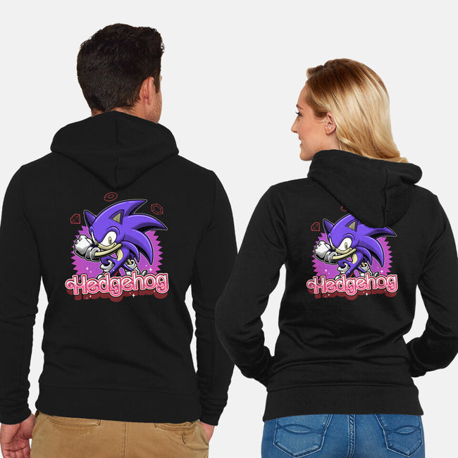 The Blue Hedgehog-Unisex-Zip-Up-Sweatshirt-Astrobot Invention