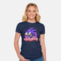 The Blue Hedgehog-Womens-Fitted-Tee-Astrobot Invention