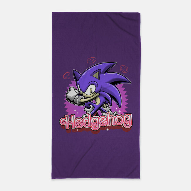 The Blue Hedgehog-None-Beach-Towel-Astrobot Invention