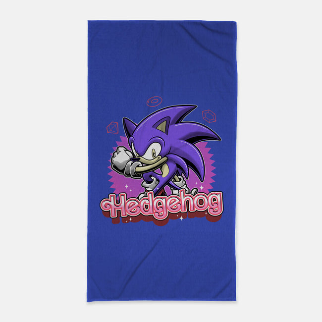 The Blue Hedgehog-None-Beach-Towel-Astrobot Invention