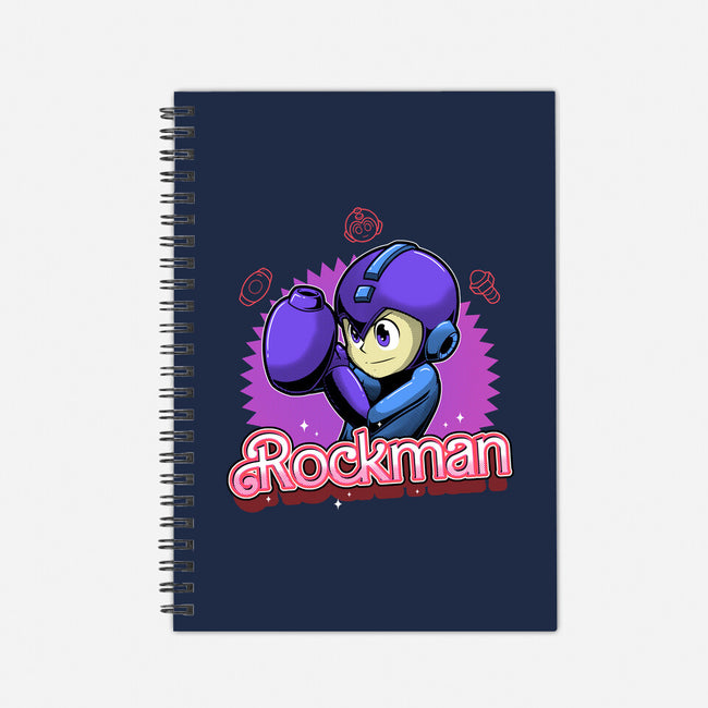 The Blue Bomber 2-None-Dot Grid-Notebook-Astrobot Invention