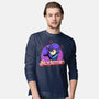 The Blue Bomber 2-Mens-Long Sleeved-Tee-Astrobot Invention