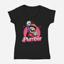 The Plumber-Womens-V-Neck-Tee-Astrobot Invention