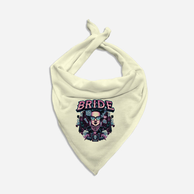 Punk Bride-Dog-Bandana-Pet Collar-glitchygorilla