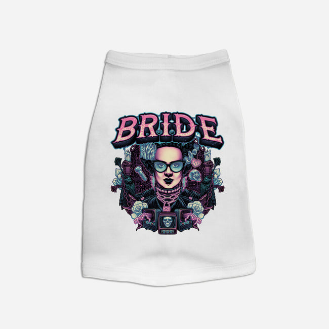 Punk Bride-Cat-Basic-Pet Tank-glitchygorilla