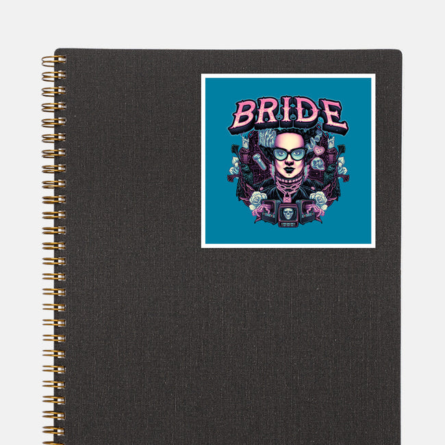 Punk Bride-None-Glossy-Sticker-glitchygorilla