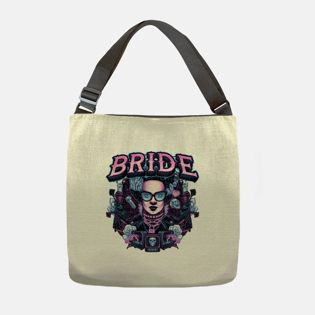 Punk Bride-None-Adjustable Tote-Bag-glitchygorilla