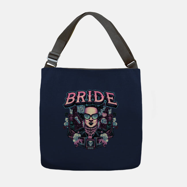 Punk Bride-None-Adjustable Tote-Bag-glitchygorilla