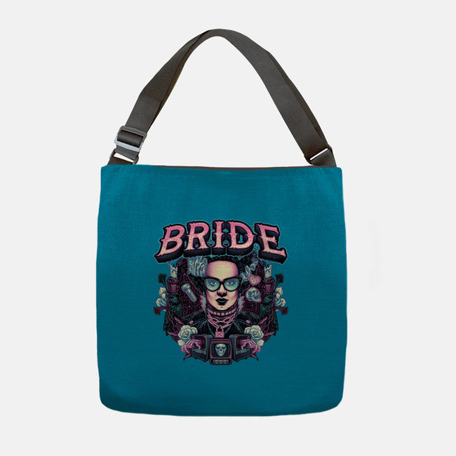 Punk Bride-None-Adjustable Tote-Bag-glitchygorilla