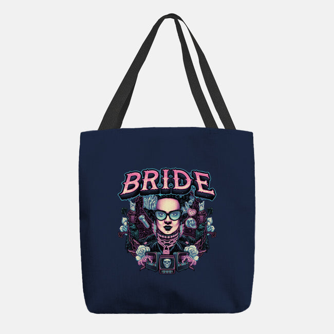 Punk Bride-None-Basic Tote-Bag-glitchygorilla