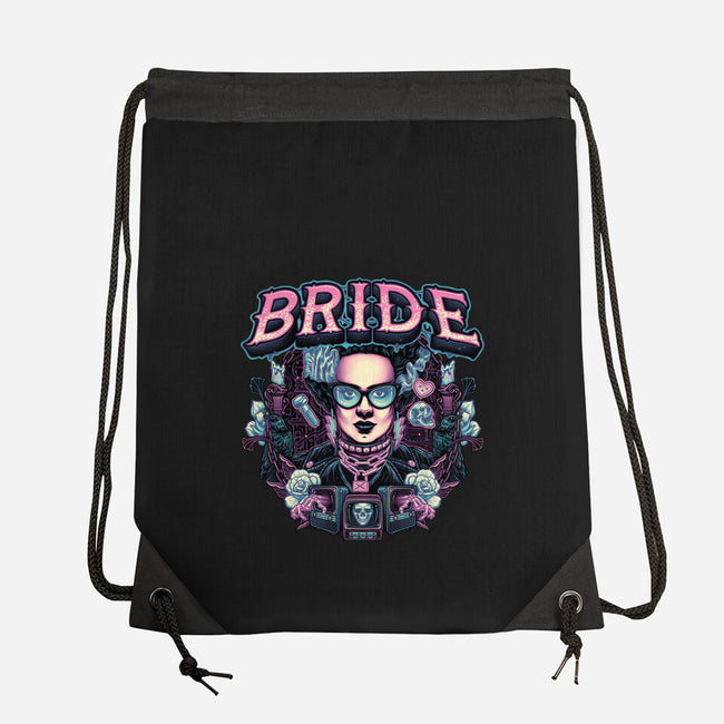 Punk Bride-None-Drawstring-Bag-glitchygorilla