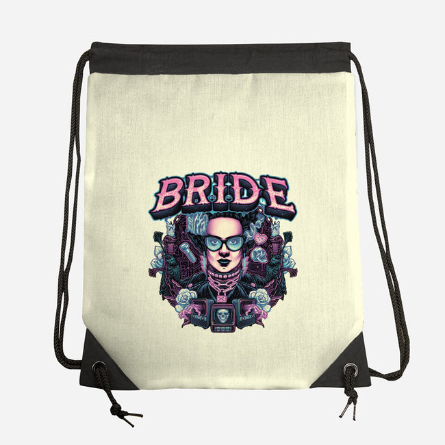 Punk Bride-None-Drawstring-Bag-glitchygorilla