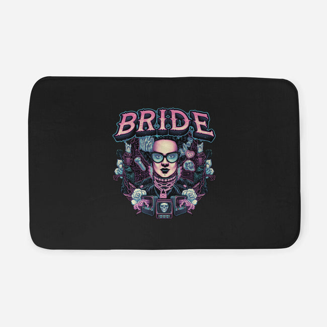 Punk Bride-None-Memory Foam-Bath Mat-glitchygorilla