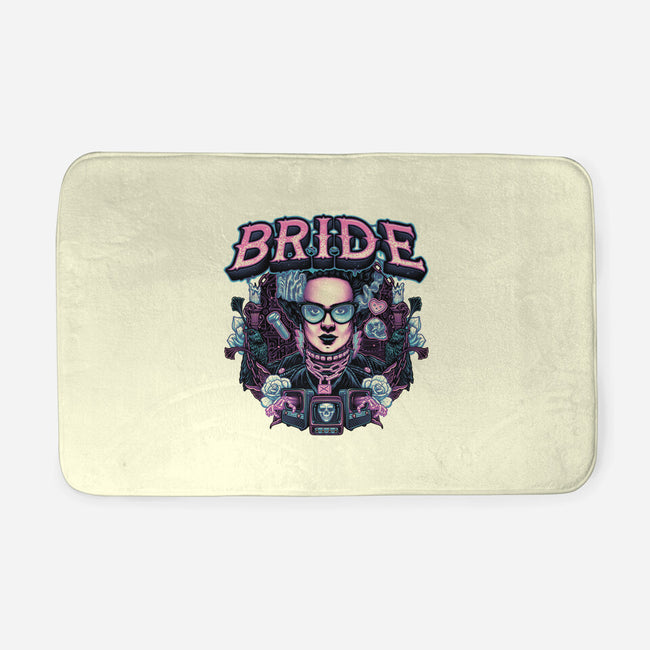 Punk Bride-None-Memory Foam-Bath Mat-glitchygorilla