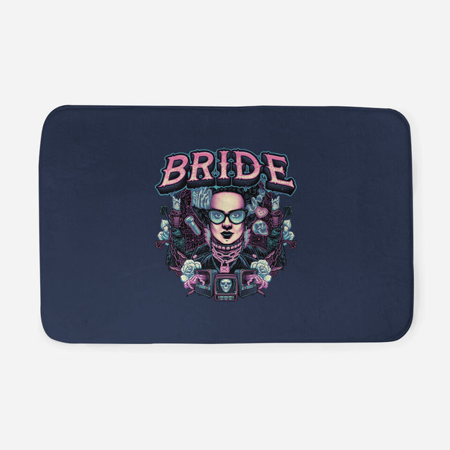 Punk Bride-None-Memory Foam-Bath Mat-glitchygorilla