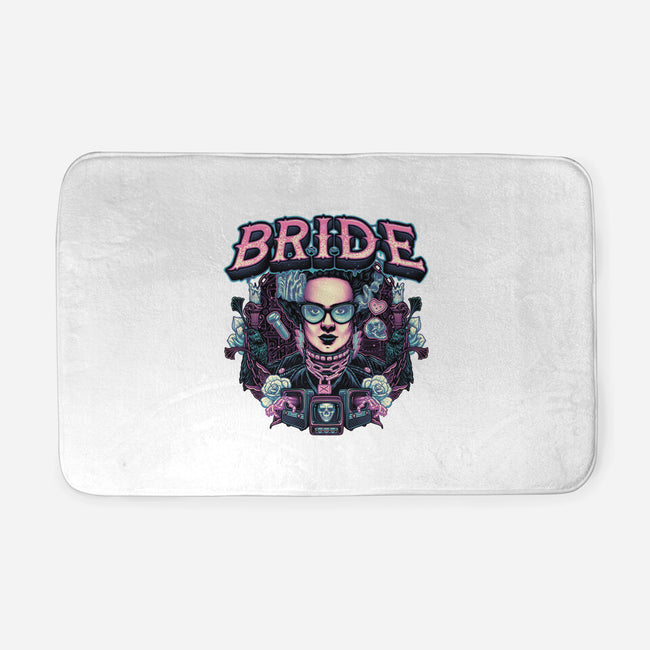 Punk Bride-None-Memory Foam-Bath Mat-glitchygorilla