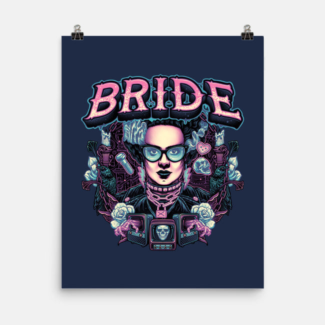 Punk Bride-None-Matte-Poster-glitchygorilla