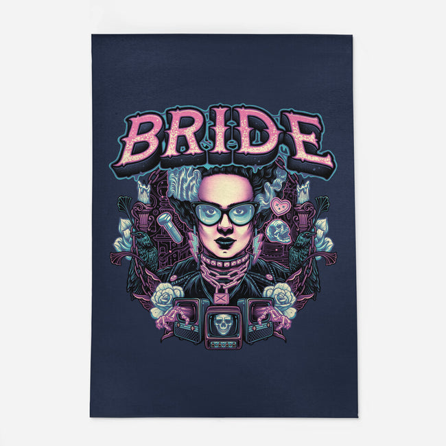 Punk Bride-None-Indoor-Rug-glitchygorilla