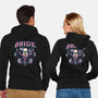 Punk Bride-Unisex-Zip-Up-Sweatshirt-glitchygorilla