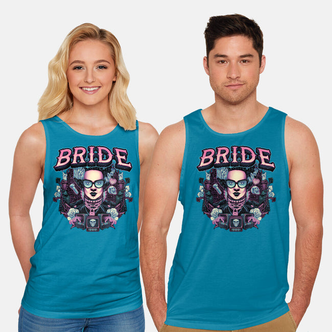 Punk Bride-Unisex-Basic-Tank-glitchygorilla