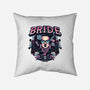 Punk Bride-None-Removable Cover w Insert-Throw Pillow-glitchygorilla