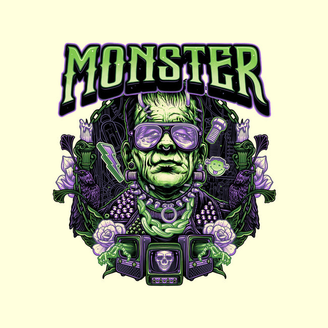 Punk Monster-None-Removable Cover w Insert-Throw Pillow-glitchygorilla