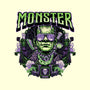 Punk Monster-None-Removable Cover-Throw Pillow-glitchygorilla