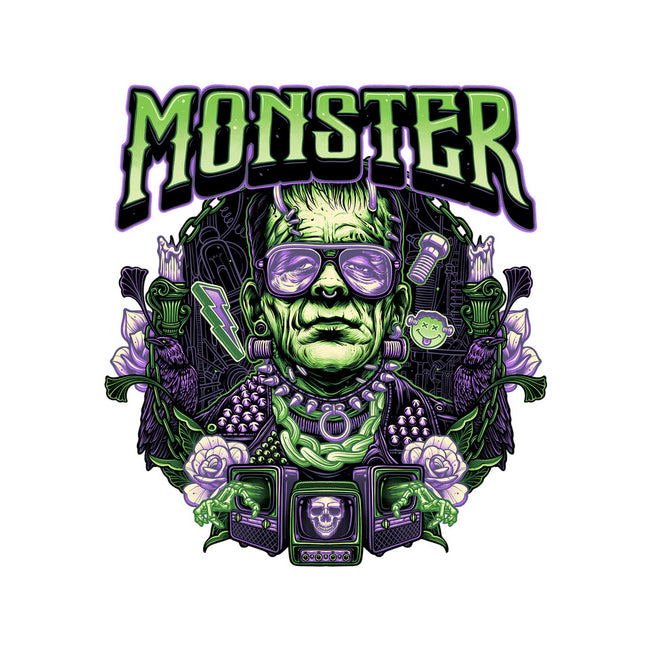 Punk Monster-Youth-Pullover-Sweatshirt-glitchygorilla