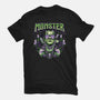 Punk Monster-Womens-Basic-Tee-glitchygorilla