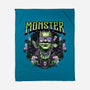 Punk Monster-None-Fleece-Blanket-glitchygorilla