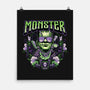 Punk Monster-None-Matte-Poster-glitchygorilla