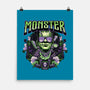 Punk Monster-None-Matte-Poster-glitchygorilla