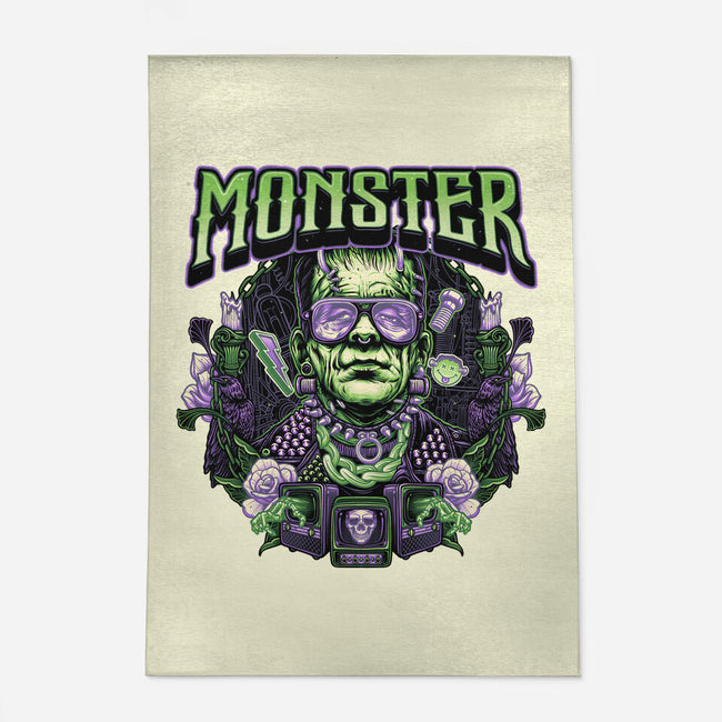 Punk Monster-None-Indoor-Rug-glitchygorilla