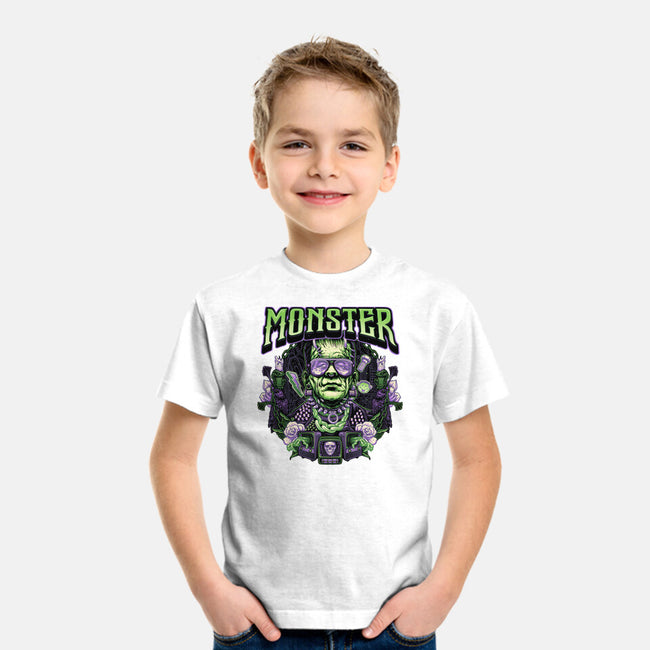 Punk Monster-Youth-Basic-Tee-glitchygorilla