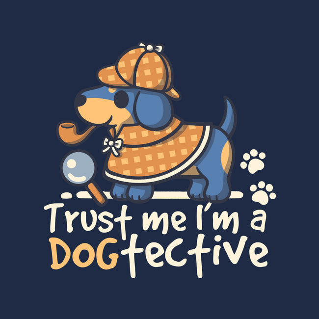 Dogtective Dachshund-None-Glossy-Sticker-NemiMakeit