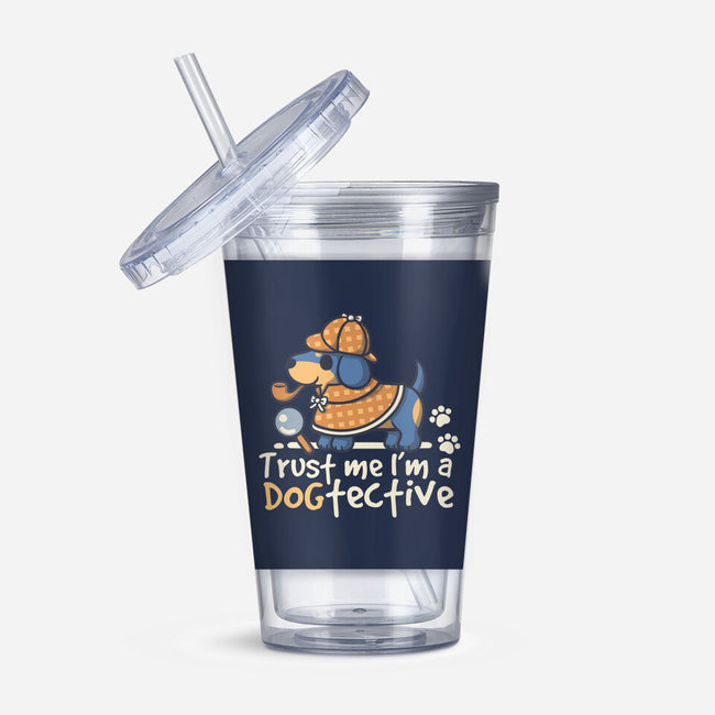 Dogtective Dachshund-None-Acrylic Tumbler-Drinkware-NemiMakeit