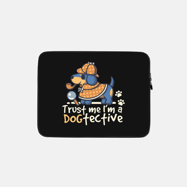 Dogtective Dachshund-None-Zippered-Laptop Sleeve-NemiMakeit