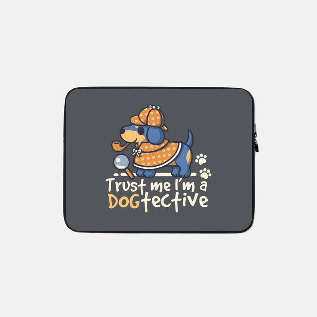 Dogtective Dachshund-None-Zippered-Laptop Sleeve-NemiMakeit