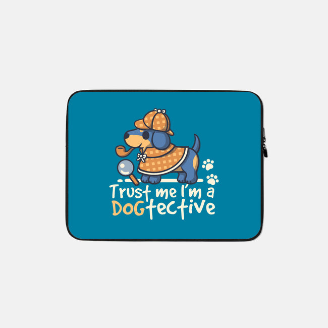 Dogtective Dachshund-None-Zippered-Laptop Sleeve-NemiMakeit