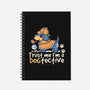 Dogtective Dachshund-None-Dot Grid-Notebook-NemiMakeit