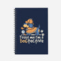 Dogtective Dachshund-None-Dot Grid-Notebook-NemiMakeit