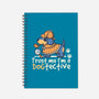 Dogtective Dachshund-None-Dot Grid-Notebook-NemiMakeit