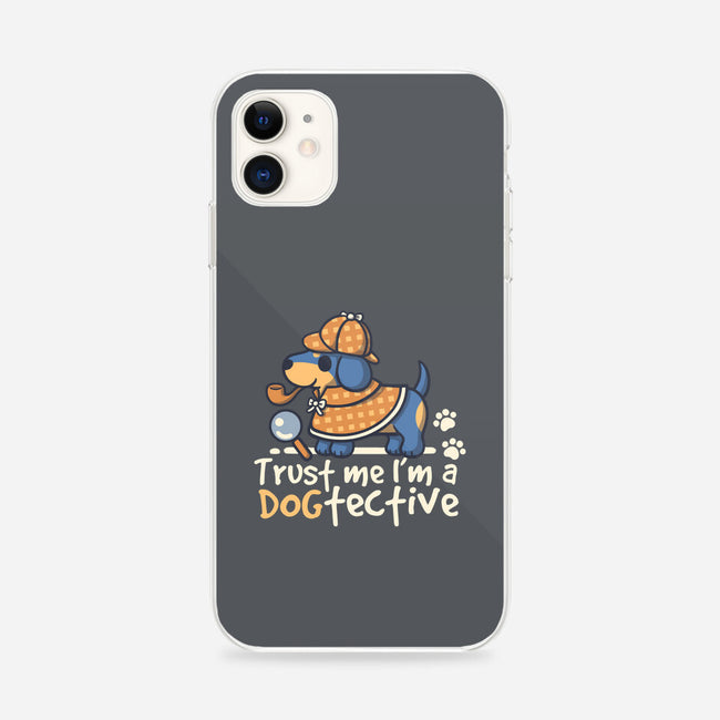 Dogtective Dachshund-iPhone-Snap-Phone Case-NemiMakeit