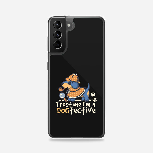 Dogtective Dachshund-Samsung-Snap-Phone Case-NemiMakeit