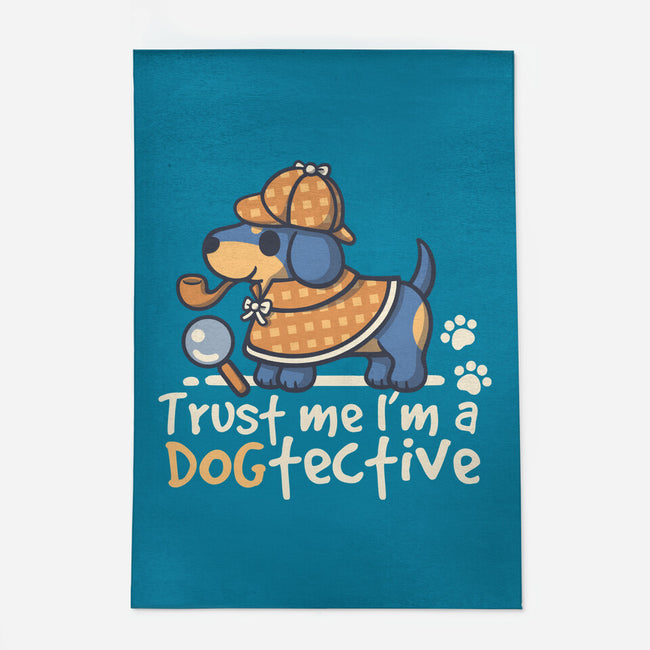 Dogtective Dachshund-None-Outdoor-Rug-NemiMakeit