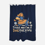 Dogtective Dachshund-None-Polyester-Shower Curtain-NemiMakeit