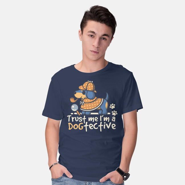 Dogtective Dachshund-Mens-Basic-Tee-NemiMakeit