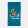 Dogtective Dachshund-None-Beach-Towel-NemiMakeit